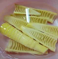 破竹と油揚げの煮物 レシピ 作り方 By Hime Tarako 楽天レシピ